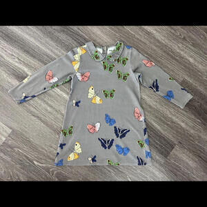 Mini Rodini, ORGANIC! BUTTERFLY Dress 116-122 5-6 Y, 104-110
